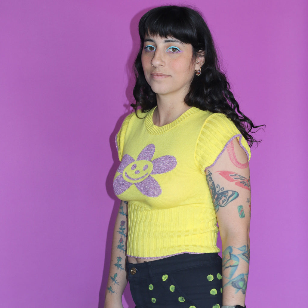 Yellow Daisy Short Sleeve