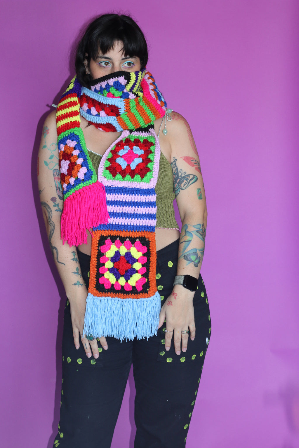 Hot Granny Scarf