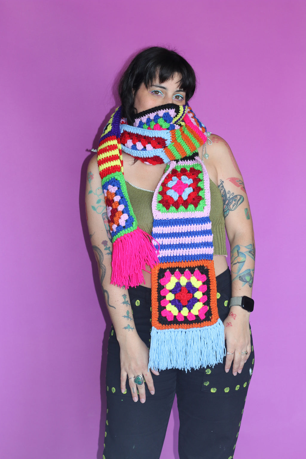 Hot Granny Scarf