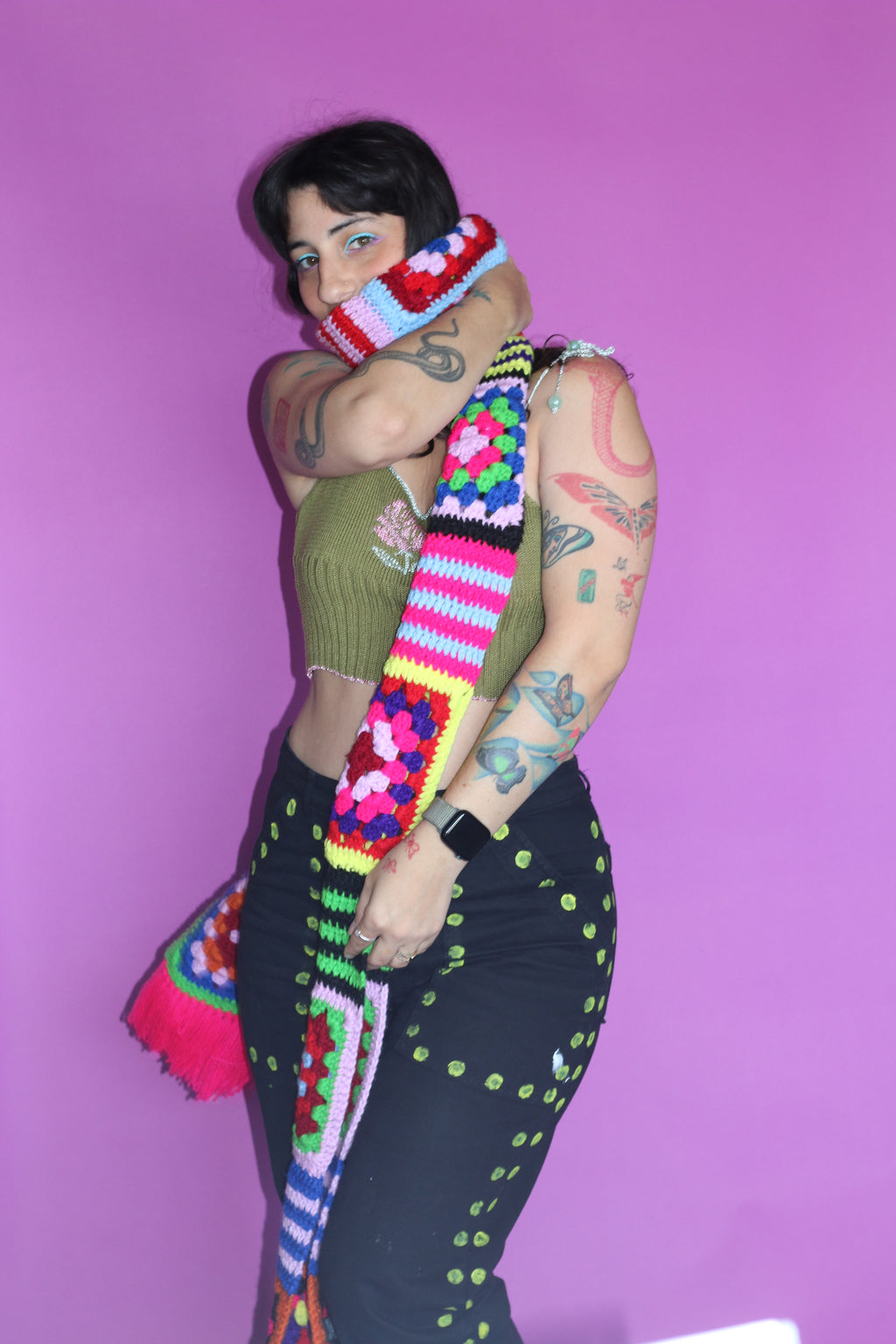 Hot Granny Scarf
