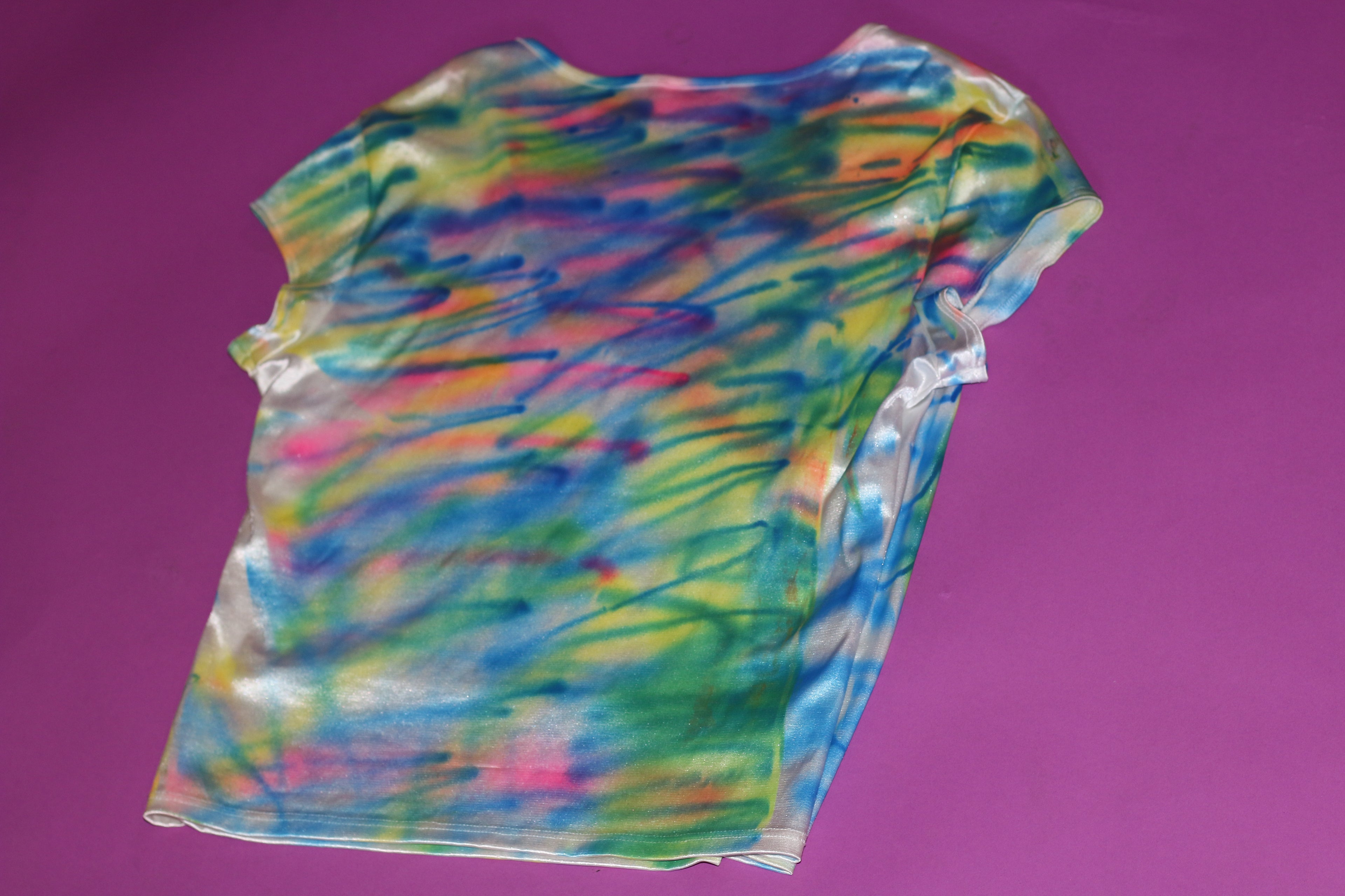 Airbrush Satin Shirt