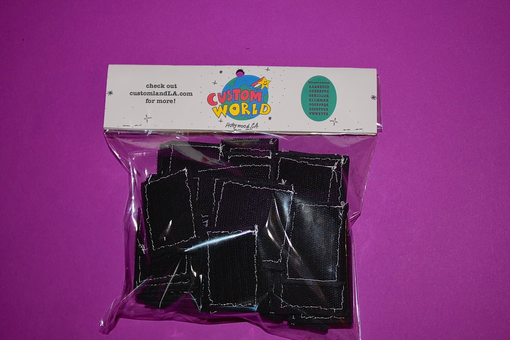 Velcro Letter Patch Pack